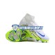 Bianco Verde Nike Air Zoom Mercurial Superfly IX Elite FG Scarpe calcio