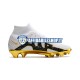 Giallo Bianco Nike Air Zoom Mercurial Superfly IX Elite Scarpe calcio