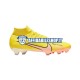 Rosa Giallo Nike Air Zoom Mercurial Superfly IX Pro FG Lucent Scarpe calcio