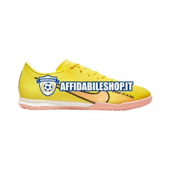 Rosa Giallo Nike Air Zoom Mercurial Vapor XV Academy IC Halle Lucent Scarpe calcio