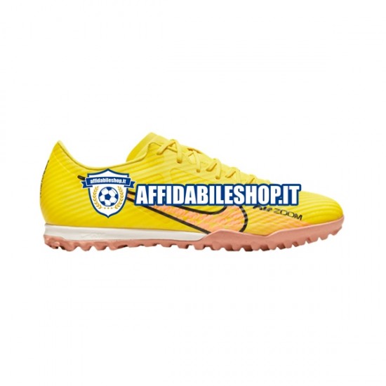 Rosa Giallo Nike Air Zoom Mercurial Vapor XV Academy TF Lucent Scarpe calcio