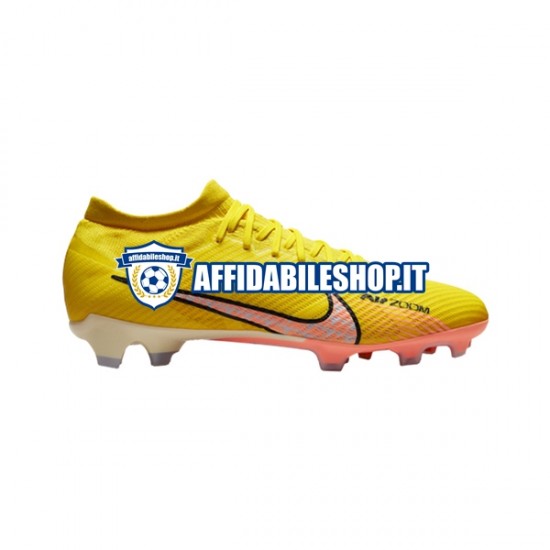 Rosa Giallo Nike Air Zoom Mercurial Vapor XV Pro FG Lucent Scarpe calcio