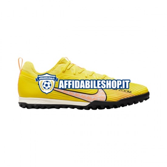 Rosa Giallo Nike Air Zoom Mercurial Vapor XV Pro TF Lucent Scarpe calcio