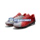 Rosso Grigio Nike HyperVenom Phantom III Elite FG Scarpe calcio