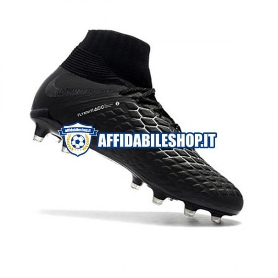 Bianco Nero Nike Hypervenom Phantom 3 Elite DF FG Scarpe calcio