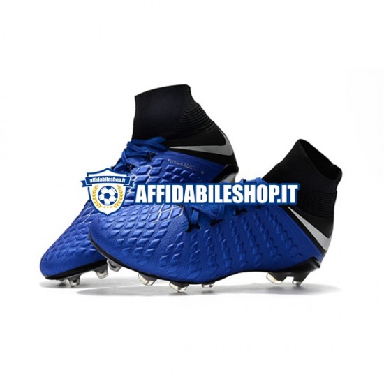 Blu Nike Hypervenom Phantom 3 Elite DF FG Scarpe calcio