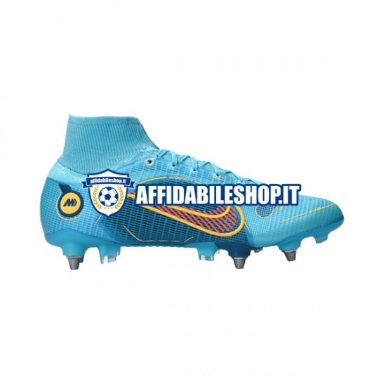 Blu Nike Mercurial Superfly VIII Blueprint PROMO Elite SG Pro Scarpe calcio