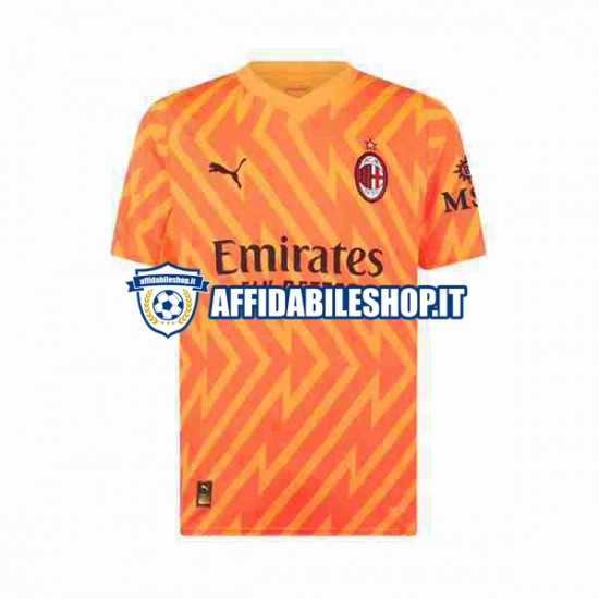 Maglia AC Milan Portiere 2023-2024 Uomo Manica Corta, Gara Away