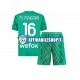 Maglia AC Milan Portiere Mike Maignan 16 2023-2024 Bambino 3-13 anni Manica Corta, Gara Home