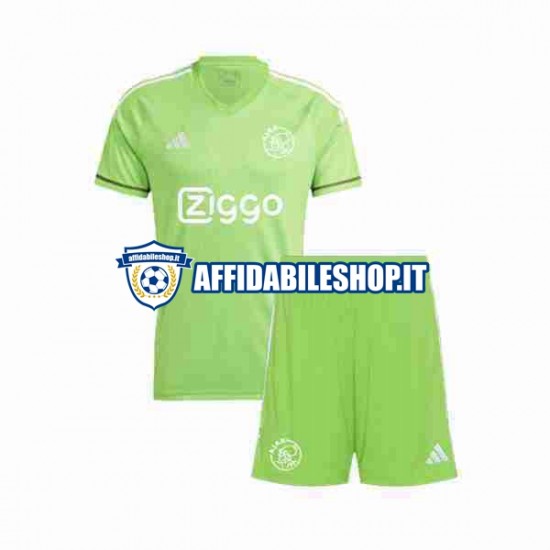 Maglia AFC Ajax Portiere 2023-2024 Bambino 3-13 anni Manica Corta, Gara Home