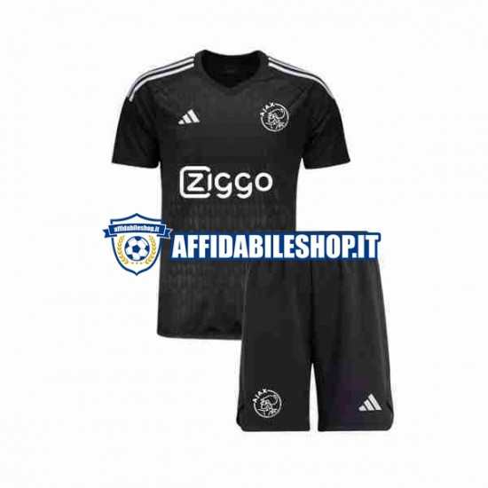 Maglia AFC Ajax Portiere 2023-2024 Bambino 3-13 anni Manica Corta, Gara Terza