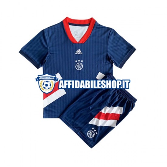 Maglia AFC Ajax Icon Retro 2022-2023 Bambino 3-13 anni Manica Corta, Gara Home