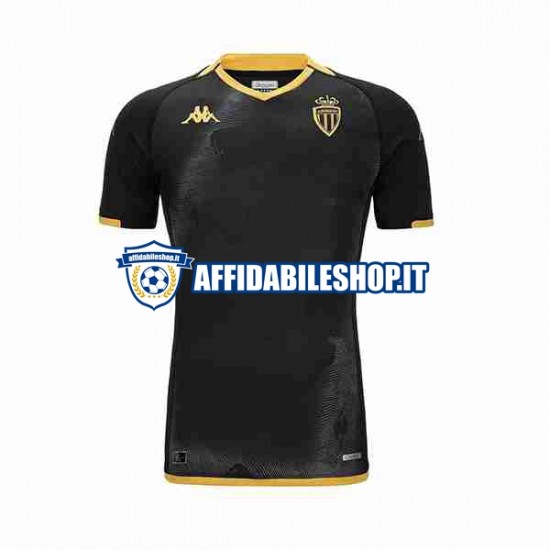 Maglia AS Monaco 2023-2024 Uomo Manica Corta, Gara Away