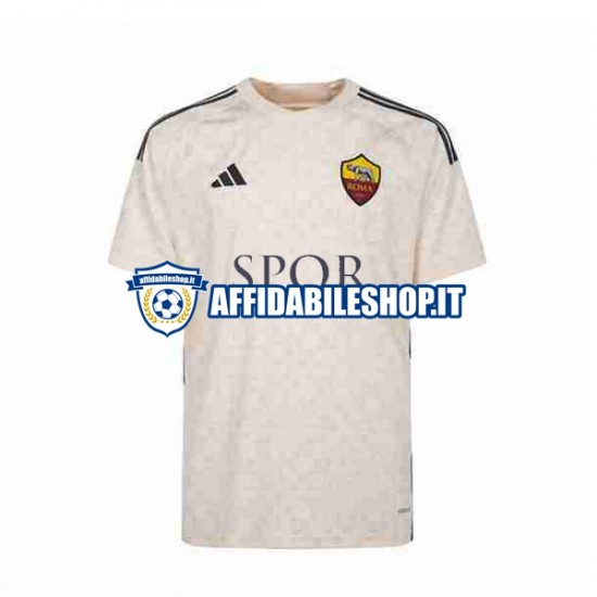 Maglia AS Roma 2023-2024 Uomo Manica Corta, Gara Away