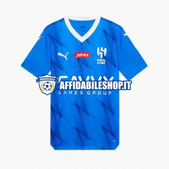 Maglia Al Hilal 2023-2024 Uomo Manica Corta, Gara Home