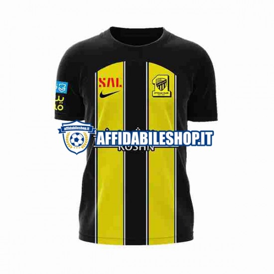 Maglia Al-Ittihad 2023-2024 Uomo Manica Corta, Gara Home