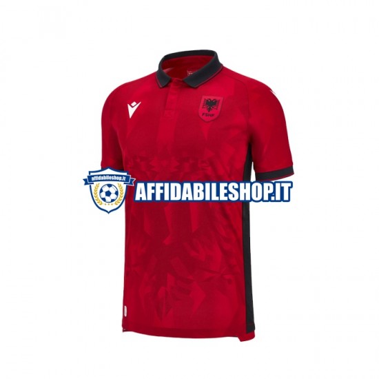 Maglia Albania 2023 Uomo Manica Corta, Gara Home