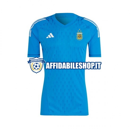 Maglia Argentina Portiere 2023 Uomo Manica Corta, Gara Terza