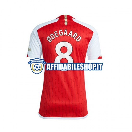 Maglia Arsenal Martin Odegaard 8 2023-2024 Uomo Manica Corta, Gara Home