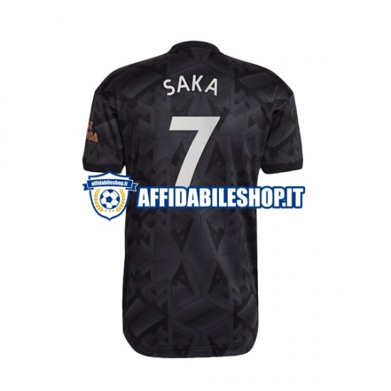 Maglia Arsenal Saka 7 2022-2023 Uomo Manica Corta, Gara Away