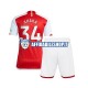 Maglia Arsenal Xhaka 34 2023-2024 Bambino 3-13 anni Manica Corta, Gara Home