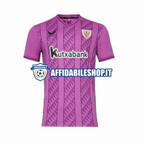 Maglia Athletic Bilbao Portiere 2023-2024 Uomo Manica Corta, Gara Away