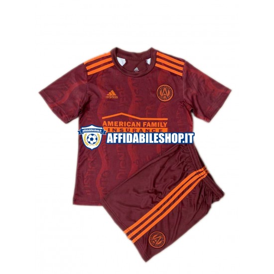 Maglia Atlanta United 2021 Bambino 3-13 anni Manica Corta, Gara Terza