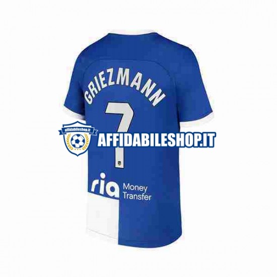 Maglia Atlético Madrid Antoine Griezmann 7 2023-2024 Uomo Manica Corta, Gara Away