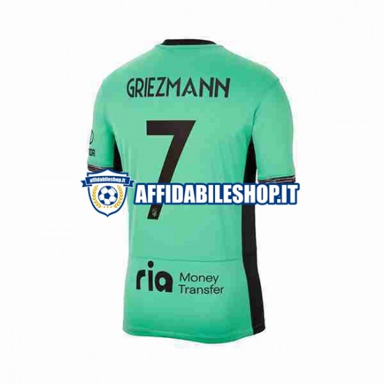 Maglia Atlético Madrid Antoine Griezmann 7 2023-2024 Uomo Manica Corta, Gara Terza