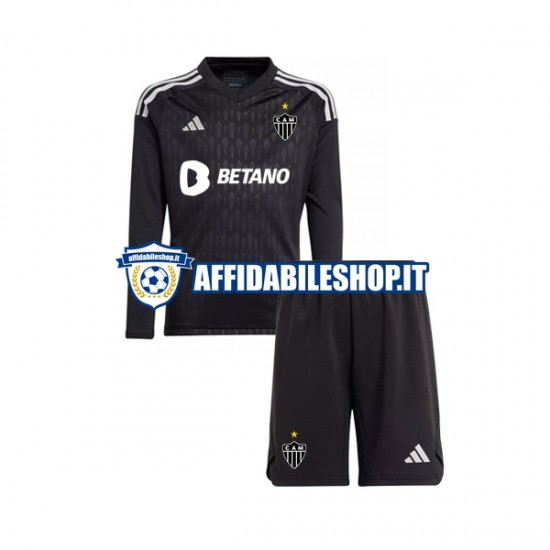 Maglia Atletico Mineiro Portiere 2023 Bambino 3-13 anni Manica Lunga, Gara Home