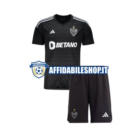 Maglia Atletico Mineiro Portiere 2023 Bambino 3-13 anni Manica Corta, Gara Home