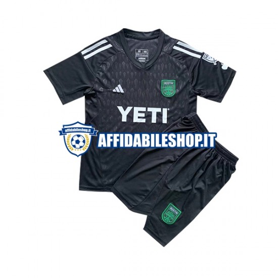 Maglia Austin FC 2023 Bambino 3-13 anni Manica Corta, Gara Home