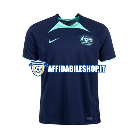 Maglia Australia World Cup 2022 Uomo Manica Corta, Gara Away