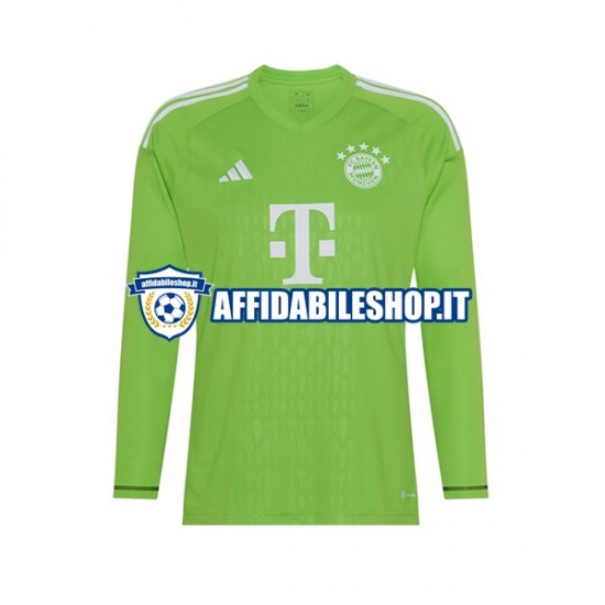 Maglia FC Bayern München Portiere 2023-2024 Uomo Manica Lunga, Gara Away