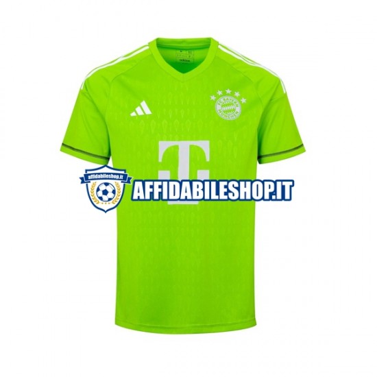 Maglia FC Bayern München Portiere 2023-2024 Uomo Manica Corta, Gara Away