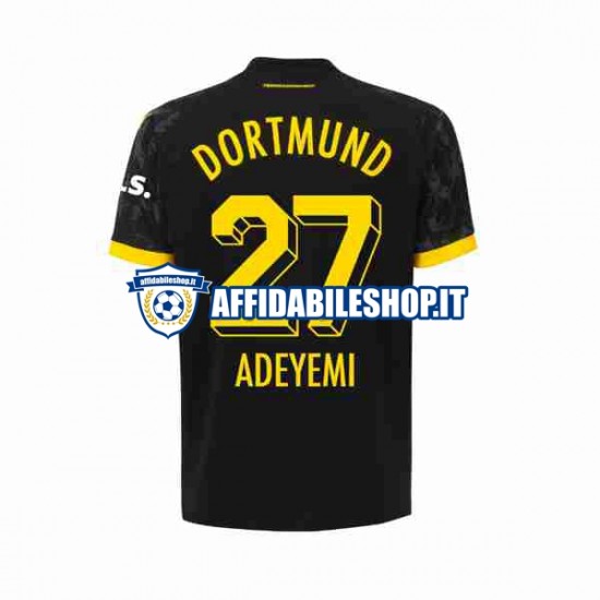 Maglia Borussia Dortmund Karim Adeyemi 27 2023-2024 Uomo Manica Corta, Gara Away