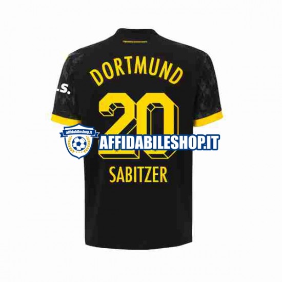 Maglia Borussia Dortmund Marcel Sabitzer 20 2023-2024 Uomo Manica Corta, Gara Away