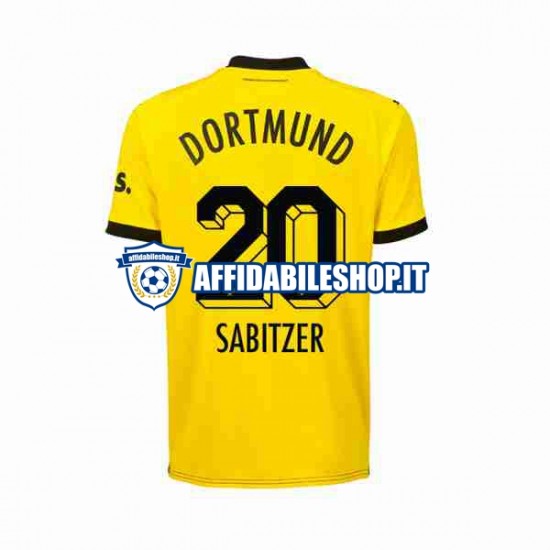 Maglia Borussia Dortmund Marcel Sabitzer 20 2023-2024 Uomo Manica Corta, Gara Home