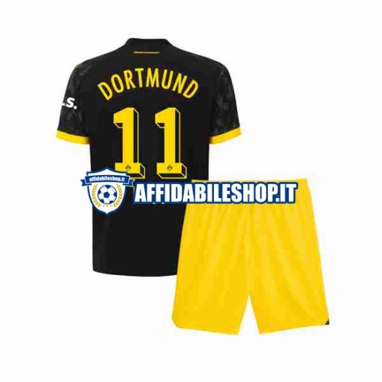 Maglia Borussia Dortmund Marco Reus 11 2023-2024 Bambino 3-13 anni Manica Corta, Gara Away