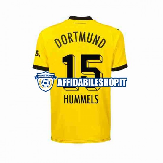 Maglia Borussia Dortmund Mats Hummels 15 2023-2024 Uomo Manica Corta, Gara Home