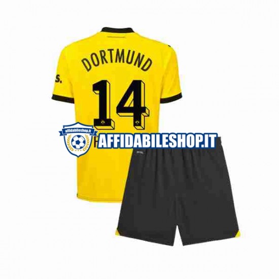 Maglia Borussia Dortmund Niclas Fullkrug 14 2023-2024 Bambino 3-13 anni Manica Corta, Gara Home