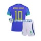 Maglia Brasile Ronaldinho 10 World Cup 2022 Bambino 3-13 anni Manica Corta, Gara Away