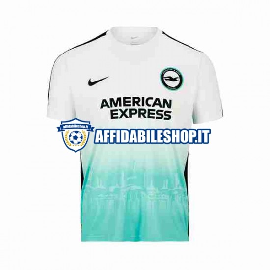 Maglia Brighton Hove Albion 2023-2024 Uomo Manica Corta, Gara Terza