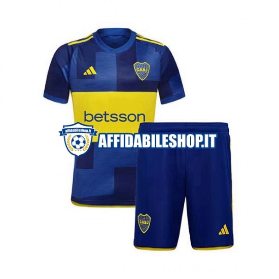 Maglia CA Boca Juniors 2023-2024 Bambino 3-13 anni Manica Corta, Gara Home