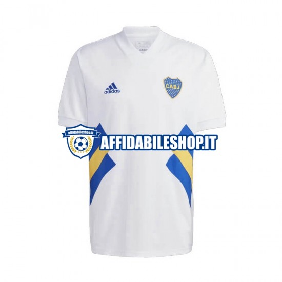 Maglia CA Boca Juniors Icon Retro 2022-2023 Uomo Manica Corta, Gara Home