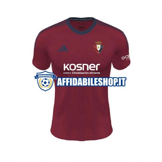 Maglia CA Osasuna 2023-2024 Uomo Manica Corta, Gara Home