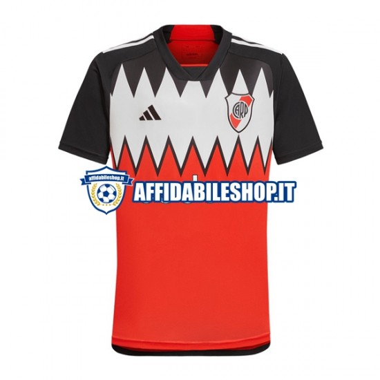 Maglia CA River Plate 2023-2024 Uomo Manica Corta, Gara Away