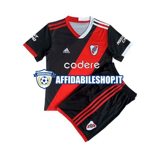 Maglia CA River Plate 2023-2024 Bambino 3-13 anni Manica Corta, Gara Terza