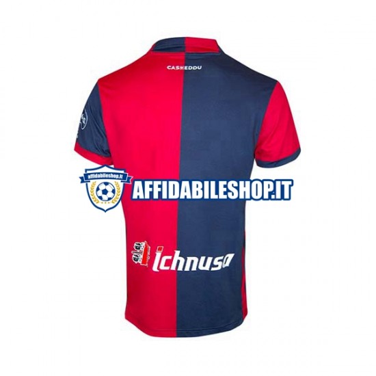 Maglia Cagliari 2023-2024 Uomo Manica Corta, Gara Home