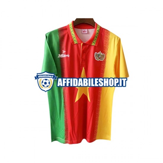 Maglia Camerun Retro 1994 Uomo Manica Corta, Gara Home